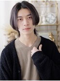 ナチュラルセンターパート小顔ハッシュカットa北浦和20代30代