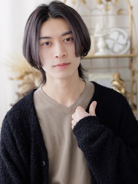 カバーヘア ブリス 北浦和(COVER HAIR bliss) ナチュラルセンターパート小顔ハッシュカットa北浦和20代30代