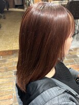 テントヘアー(tent hair)&nbsp;赤味ブラウン