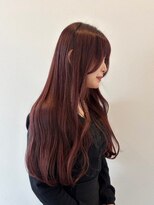ノイ 水戸店(NEU) 56. ダークパープル/イルミナカラー/前髪/顔周り