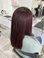 ザボヘアーデザイン(ZABO hair design) 深み赤系カラー