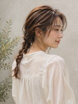 ドット ヘアー(dot.hair) カジュアル編み下ろし/ハイライト/こなれ感