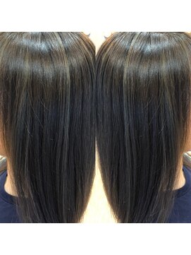 ベルポートヘア(Bellport hair) 透明感マットアッシュカラー×ハイライト