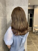 キャラ シャローネ 池袋(Chara Chalone)&nbsp;ベージュカラーとインナーピンクラベンダー【池袋美容室/池袋】