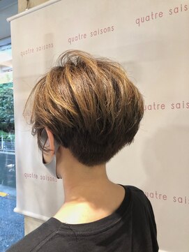 キャトルセゾン(quatre saisons) 絶壁克服カット×刈り上げベリショ