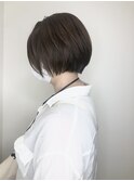 似合わせカット/アースカラー/デザインカラー/ショートボブ
