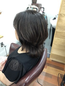 ヘアー サロン ニータ(hair salon nita) 肩ギリギリ×ウルフスタイル