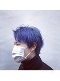 ANGELICA【山崎】メンズブルーヘア