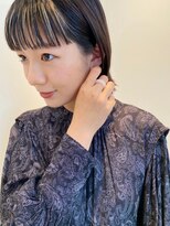 ビファインクーアヴェダ(Be fine coo AVEDA) オシャレママさんの前髪デザインカラー