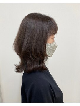 コアフィールドマサコ 北島店 アッシュブラウン/レイヤーミディ