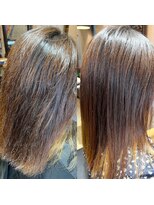 カミビト マヴィー(kamibito mavie)&nbsp;艶感　透明感　髪質改善　酸性ストレート