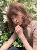 ブリーチなしミルクベージュ