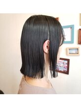 ヘアアンドビューティーあるちざん(HAIR&BEAUTY) 切りっぱなし風ボブ