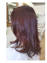 ヘアー リ ミックス(HAIR Re-MIX)&nbsp;【ブログ投函日 2021/1/29】ふんわりパーマに‥甘めな赤系を♪