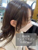 ミルプデザイン(MilP design)&nbsp;嶋村夏実★韓国風小顔カット