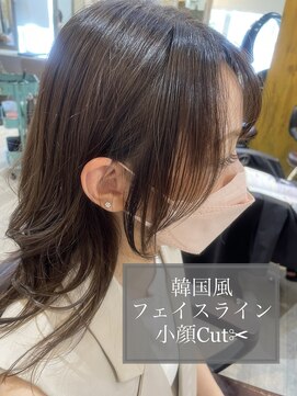 ミルプデザイン(MilP design) 嶋村夏実★韓国風小顔カット