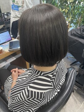 シェル 吉祥寺(shell) グレージュカラー/ボブウルフ/黒髪/ココアベージュ