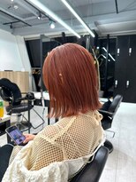 ルネ 北千住(Renee)&nbsp;オレンジベージュ_ビタミンカラー_切りっぱなし