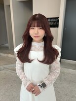 ボタン テンジン(VOTAN tenjin)&nbsp;ピンクブラウン/顔周りカット/韓国ヘア/天神