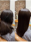 髪質改善ストレート
