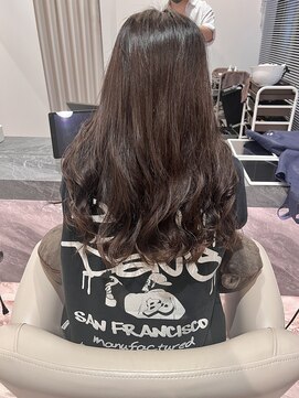 リシェイル(RICHAIR) ロングでもコテ巻き風パーマ