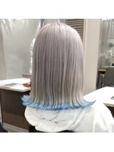 【こだわりの艶カラー☆】カット+質感再整カラー￥21370