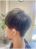 ツーブロックショート