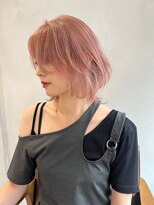 マスカリ(muscali)&nbsp;ピンクベージュメルティカラー/レイヤー似合わせカット/表参道