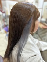 ルームガーデン 小田急相模原(RoomGarden)&nbsp;インナーカラー/小顔/黒髪/オリーブベージュ