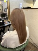 黒髪卒業式 ミルクティーカラー 担当:ばば