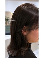 ノーレン 銀座(NOREN)&nbsp;グレージュ/透明感/顔まわり/ボブ/銀座