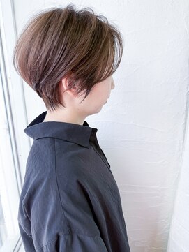 ムーンジェジェ(moon jeje) 神戸で叶うシザーとレザーで作る◎ハンサムショートby柴立吉之助