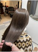 ブリーチなしダブルカラー Aujua髪質改善トリートメント
