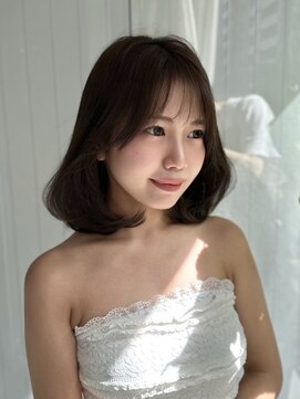 エトラ 渋谷店(etora) ◎小顔 レイヤーボブグレージュベージュカラー