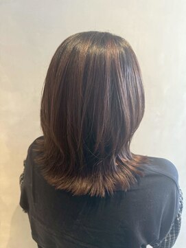 ヘアー ワークス ボナ 前橋店(HAIR WORKS bona.) 大人カジュアル◎モテ髪・ショコラブラウン、くびれミディ