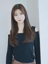 グリッター 仙台中央店(GRITTERs)&nbsp;ロングローレイヤー/チョコレートブラウン/ワンカラー