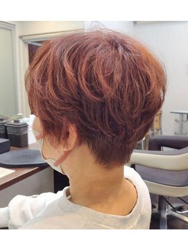 エノモト(ENOMOTO) ピンクカラーショートボブ