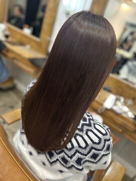 ニューラインギンザ(New-Line 銀座) 艶髪ロング ニュアンスカラー