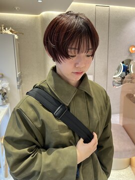 マイル 渋谷(mile) 【SATSUKI】レイヤーショート | ブラッドブラウン