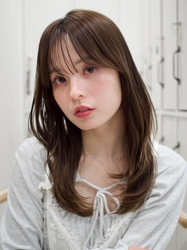 ガーデンヨコハマ(GARDEN YOKOHAMA) オリーブベージュ 透明感カラー レイヤーカット 似合わせカット