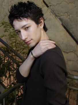 ノラ シブヤ(NORA) アクティブショートスパイキーショートパーマ海外風無造作