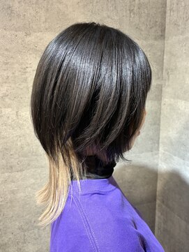 TONE（トーン）by Chara 池袋 髪質改善 ダブルカラー 【4月上旬OPEN（予定）】 インナーデザインのウルフカット【池袋東通り】