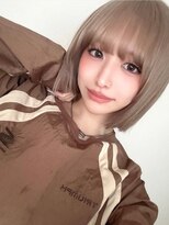 リンドトウキョウ(LINDO TOKYO)&nbsp;大阪/心斎橋/ミルクティーベージュ/ハイトーン/ブリーチ/ボブ
