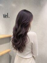 ヴェル(Vel.) ラベンダーグレージュ、小顔レイヤー