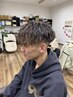 メンズカット+パーマ+メッシュ18500→16500
