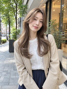 カリネバイフィエル(CALINER by Fier) 髪質改善カラー×華やか大人の韓国風レイヤーカット
