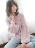 シアーなハネ感☆大人っぽシルキーフェザーミディ