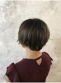 ショート☆グラデーション☆グレージュ☆