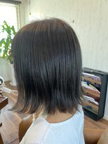 モンキーポッド(Monkeypod)&nbsp;【Monkeypod】お客様SNAP♪アイロンで1スルー/ツヤ髪ダークボブ