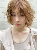 パーク(PARK)&nbsp;【PARK】ウェーブボブ×ペールベージュ